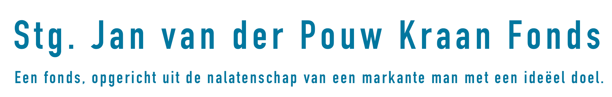stichting Jan van der Pouw Kraan Fonds
